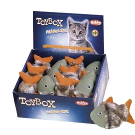 NOBBY -Παιχνίδι Γάτας  Fabric Fish with Matatabi 13 cm